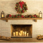 Load image into Gallery viewer, Clovi Brad Schmidt Winter Holly &amp; Berries Christmas Garland, 6’, LED Lights
