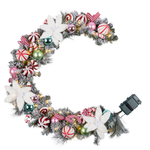 Load image into Gallery viewer, Clovi Brad Schmidt Hard Candy Holiday Garland, Christmas, 6’, LED Lights
