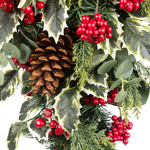 Load image into Gallery viewer, Clovi Brad Schmidt Winter Holly &amp; Berries Christmas Teardrop, 30”, Prelit

