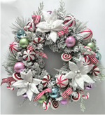 Load image into Gallery viewer, 26" Cordless Candyland Wreath
