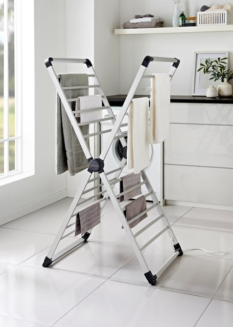 Tors + Olsson X-Frame Heated Drying Rack - Energy Efficient Laundry Solution