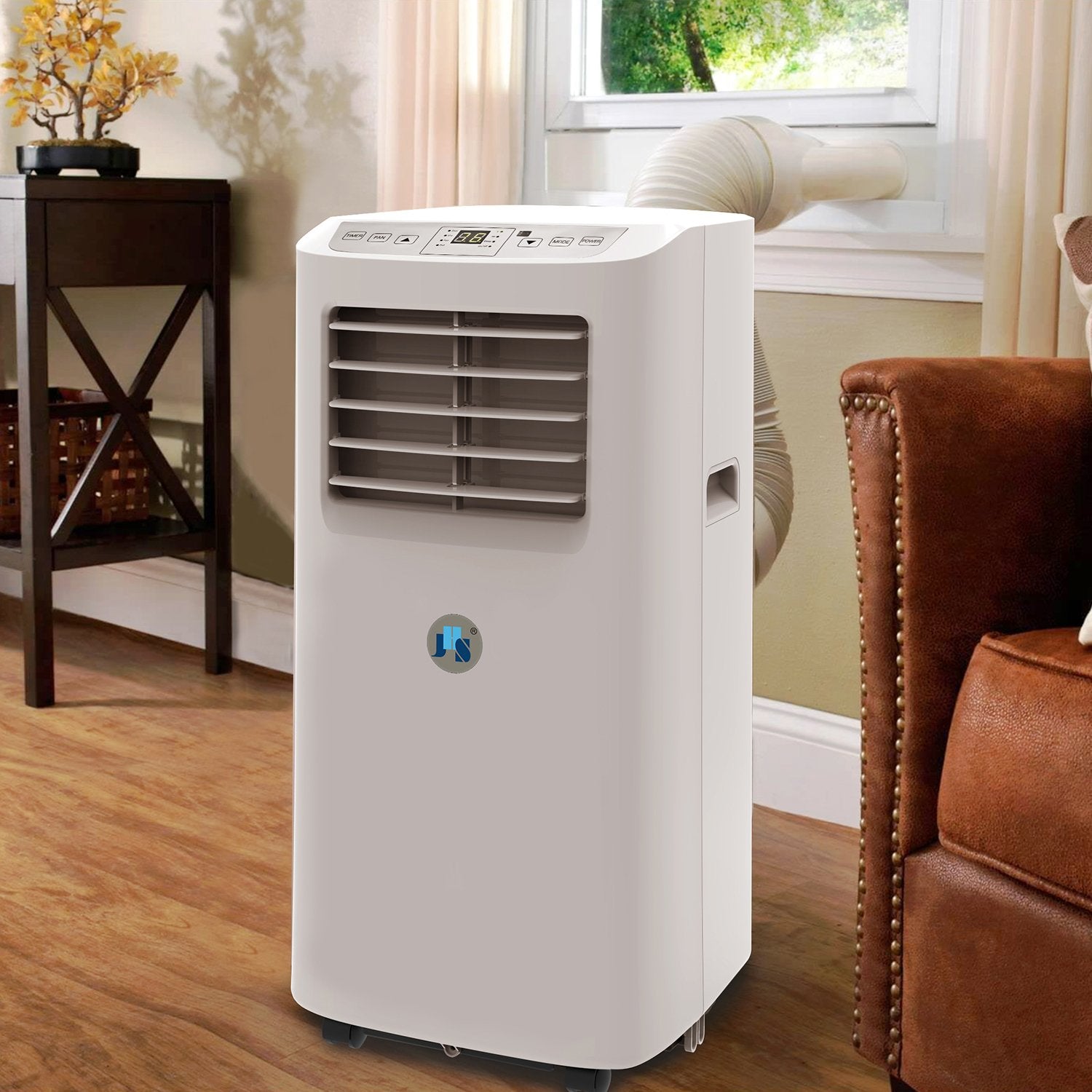 JHS 8K BTU Portable Air Conditioner with Digital Display and Remote Control